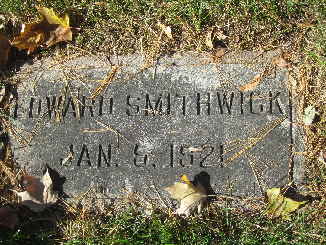 Edward Smithwick - footstone