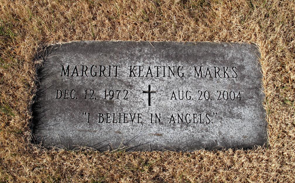 Margrit Keating Marks - footstone